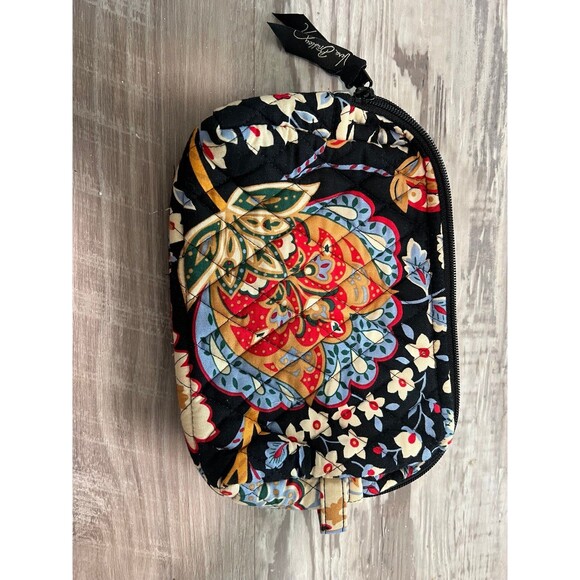 Vera Bradley Wristlet Pouch Bag Wallet floral Print like new with zipper makeup - Picture 1 of 3